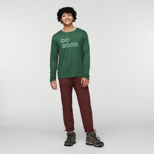 Origins Do Good Langarm T-shirt Herren Cotopaxi Forest