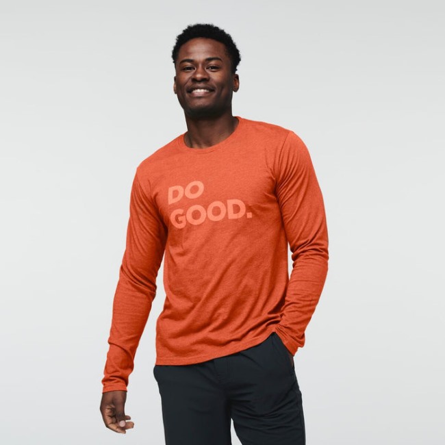 Original Cotopaxi Do Good Langarm T-shirt Herren Canyon