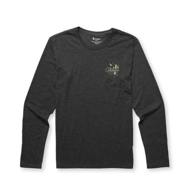 Cotopaxi Original Hello Lama Langarm Bio T-shirt Herren Iron