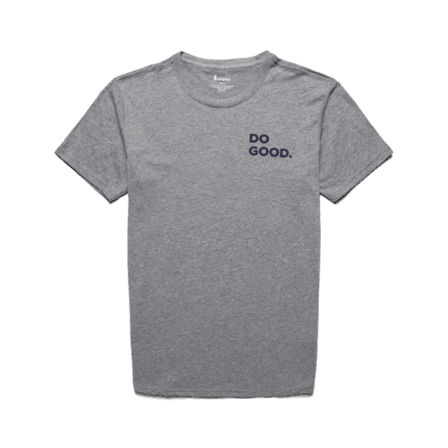 Neu Grau Meliert Cotopaxi Wilder Westen Bio T-shirt Herren