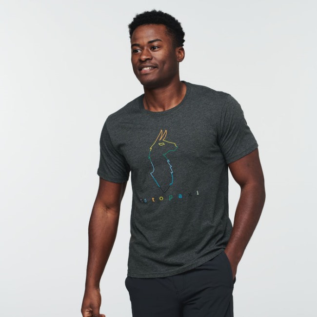 Elektrisches Lama T-shirt Herren Cotopaxi Iron Collection