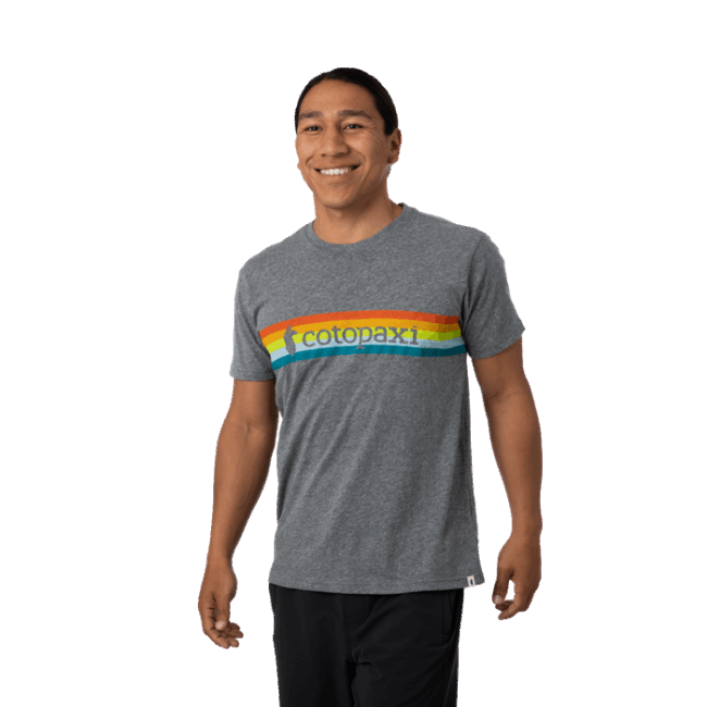 On The Horizon T-shirt Herren Marken Grau Meliert Cotopaxi