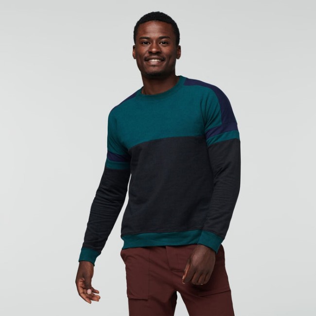 Cotopaxi Bandera Sweatshirt Herren Origin Deep Ocean-black