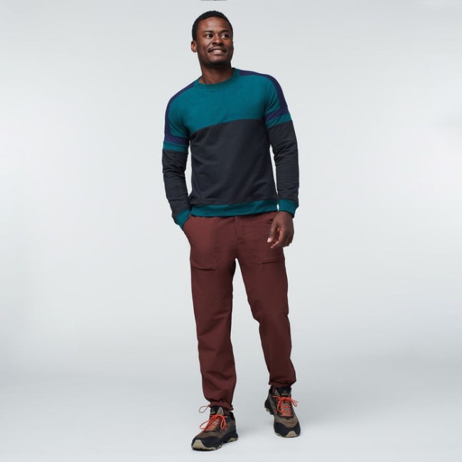 Cotopaxi Bandera Sweatshirt Herren Origin Deep Ocean-black