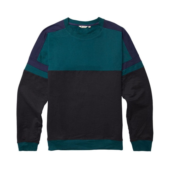 Cotopaxi Bandera Sweatshirt Herren Origin Deep Ocean-black