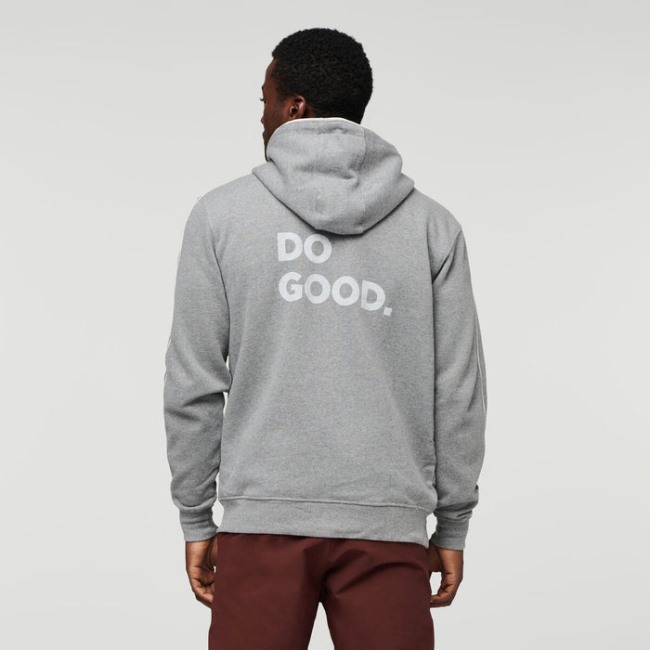 Do Good Organic Full-zip Hoodie Herren Cotopaxi Grau Meliert Marke