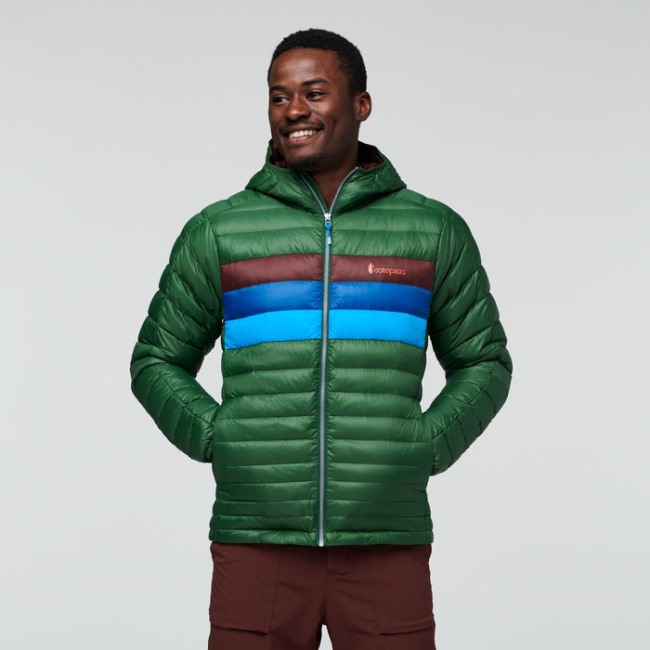 Fuego Daunenjacke Mit Kapuze Herren Cotopaxi Forest Stripes Original