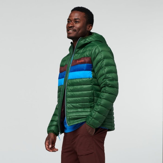 Fuego Daunenjacke Mit Kapuze Herren Cotopaxi Forest Stripes Original