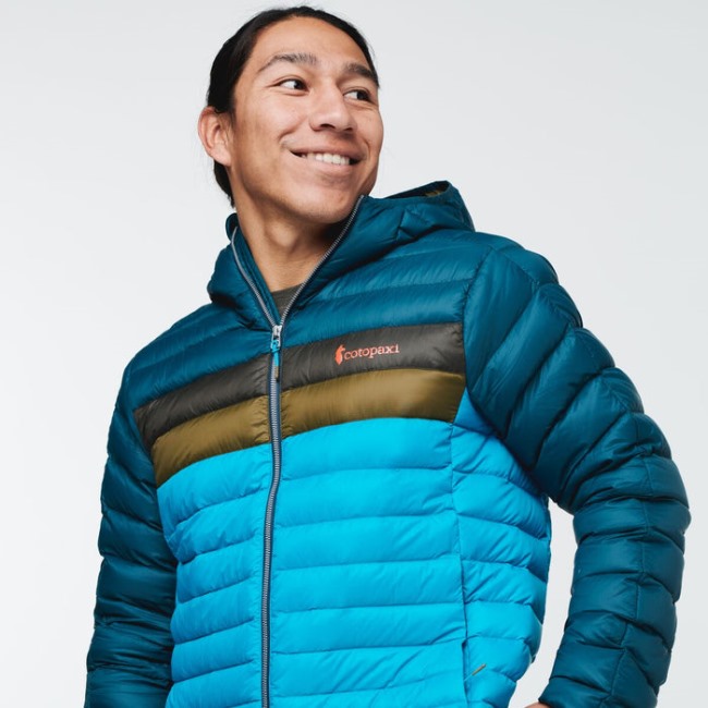 Fuego Daunenjacke Mit Kapuze Herren Cotopaxi Hot Deep Ocean-blue