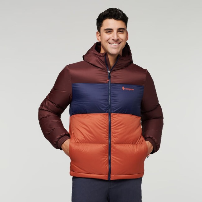 Cotopaxi Solazo Daunenjacke Mit Kapuze Herren Original Brown-spice