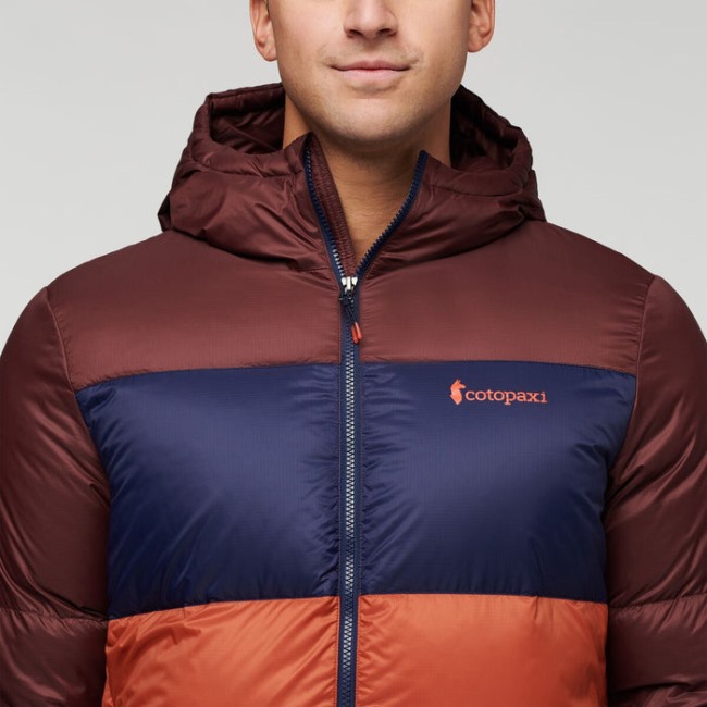 Cotopaxi Solazo Daunenjacke Mit Kapuze Herren Original Brown-spice