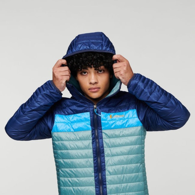 Capa Isolierte Kapuzenjacke Herren Herkunft Maritime-bluegrass Cotopaxi