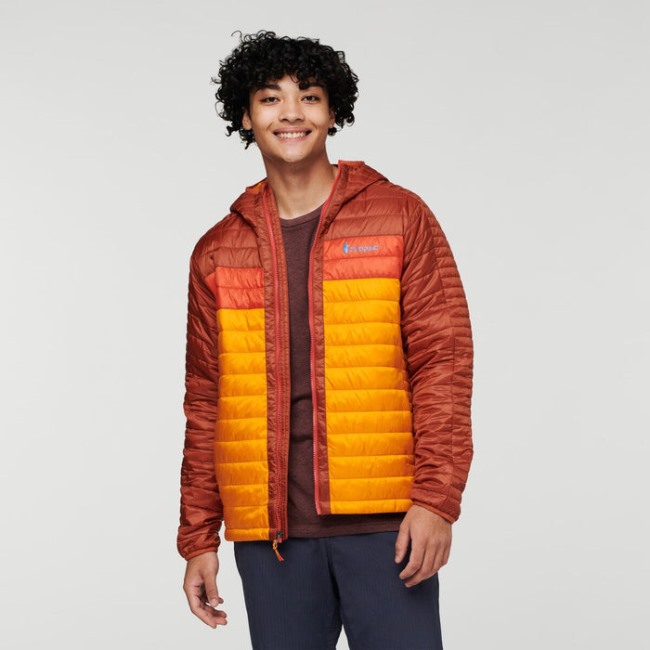 Cotopaxi Spice-flame Capa Isolierte Kapuzenjacke Herrenmarke