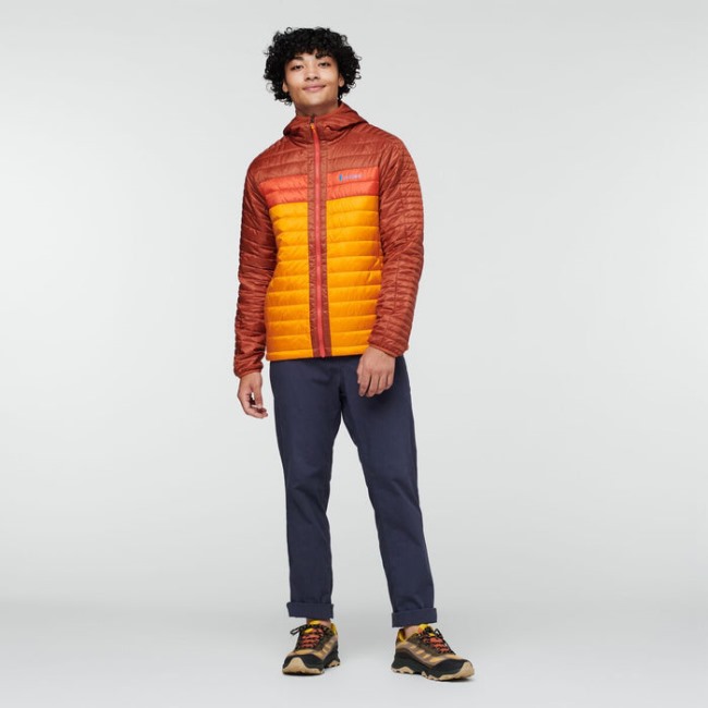 Cotopaxi Spice-flame Capa Isolierte Kapuzenjacke Herrenmarke