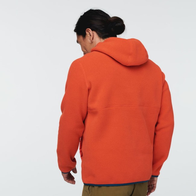 Red Hot Cotopaxi Teca Fleece-kapuzenjacke Mit Halbem Reißverschluss Recycelte Herrenkollektionen
