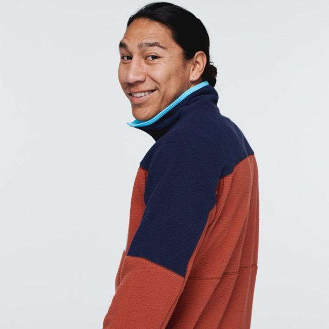 Original Abrazo Half-zip Fleecejacke Herren Cotopaxi Maritime-spice