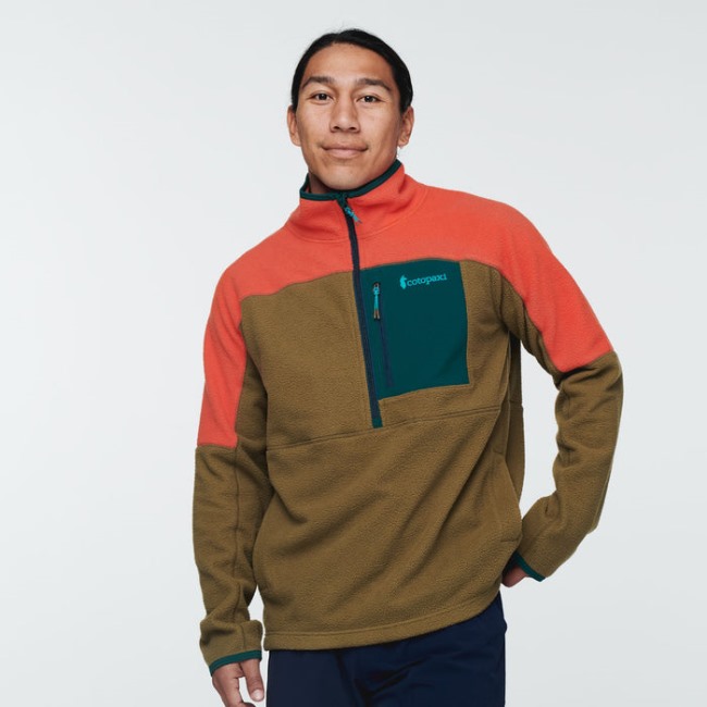 New Cotopaxi Abrazo Half-zip Fleecejacke Herren Canyon-oak