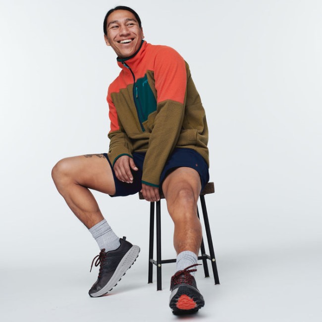 New Cotopaxi Abrazo Half-zip Fleecejacke Herren Canyon-oak