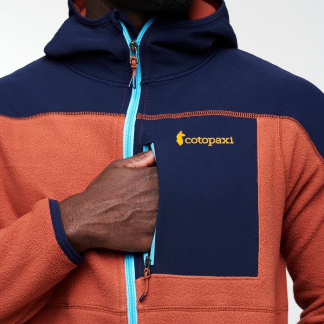 Abrazo Kapuzen-fleecejacke Mit Durchgehendem Reißverschluss Herren Cotopaxi Maritime-spice Kollektionen