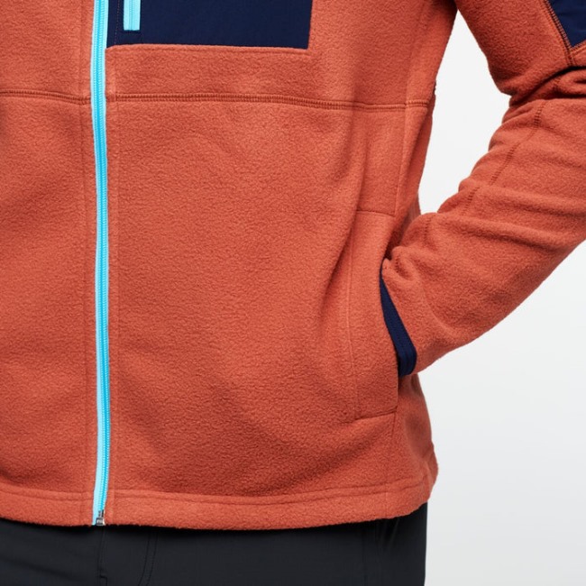Abrazo Kapuzen-fleecejacke Mit Durchgehendem Reißverschluss Herren Cotopaxi Maritime-spice Kollektionen