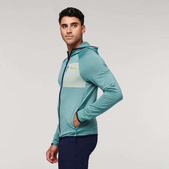 Cotopaxi New Otero Fleece-kapuzenjacke Mit Durchgehendem Reißverschluss Herren Bluegrass
