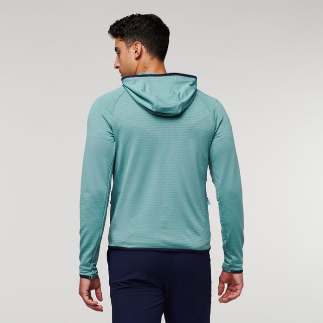 Cotopaxi New Otero Fleece-kapuzenjacke Mit Durchgehendem Reißverschluss Herren Bluegrass