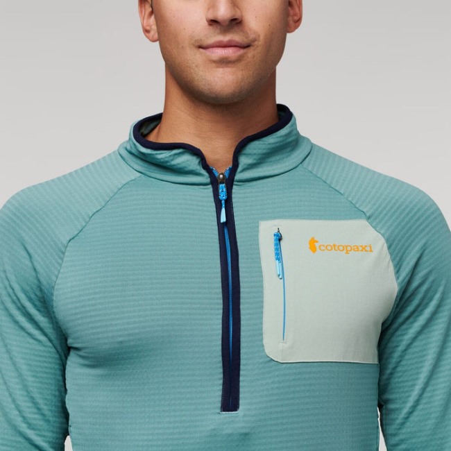Cotopaxi Otero Fleece-pullover Mit Halbem Reißverschluss Herrenkollektionen Bluegrass