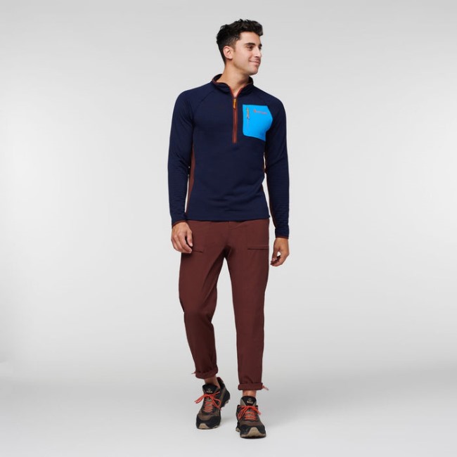 Maritimer Cotopaxi Origin Otero Fleecepullover Mit Halbem Reißverschluss Herren