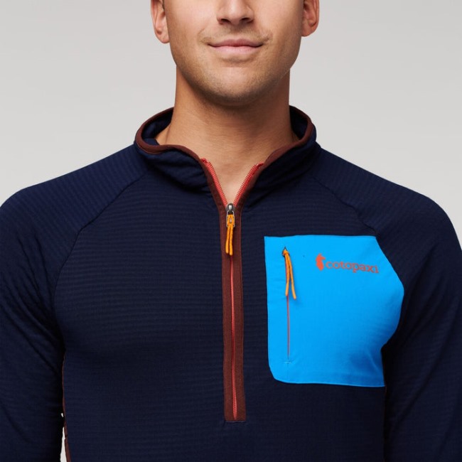 Maritimer Cotopaxi Origin Otero Fleecepullover Mit Halbem Reißverschluss Herren