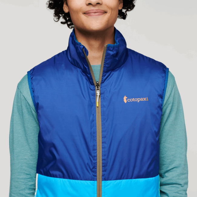 Mode Teakholz Warme Weste Männer Cotopaxi Die Welle