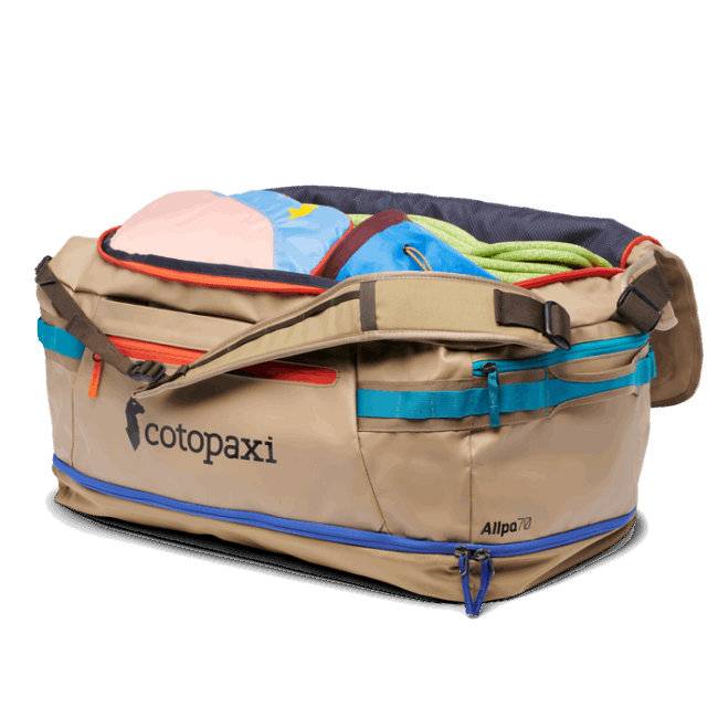 Cotopaxi Desert Allpa 70l Seesack Marken