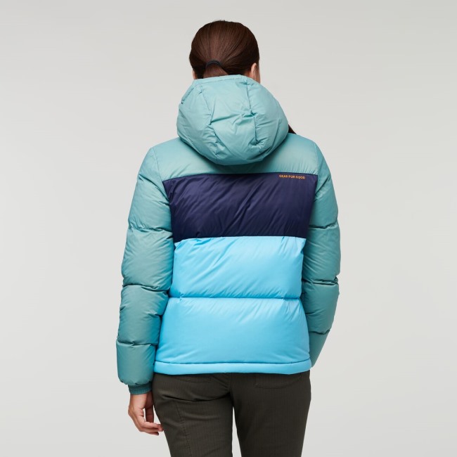 Solazo Daunenjacke Mit Kapuze Damenkollektion Bluegrass-blue Sky Cotopaxi