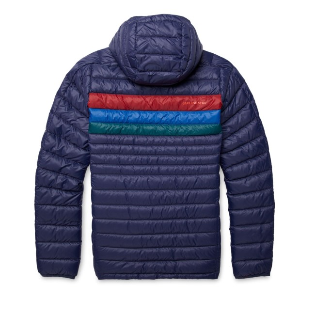 Cotopaxi Maritime Streifen Fuego Daunen Kapuzenpullover Damen Origin