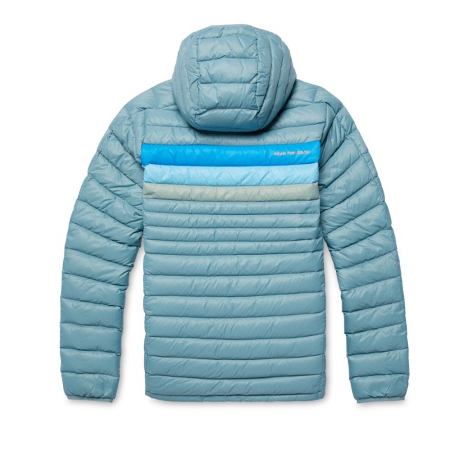 Cotopaxi Origins Fuego Daunen Kapuzenpullover Damen Bluegrass Stripes