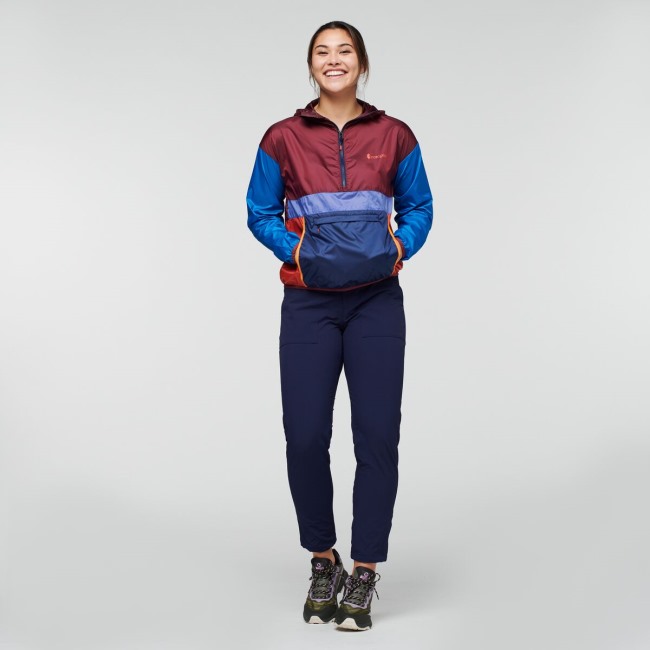 Cotopaxi Teca Windbreaker Halfzip Frauen Französische Marken