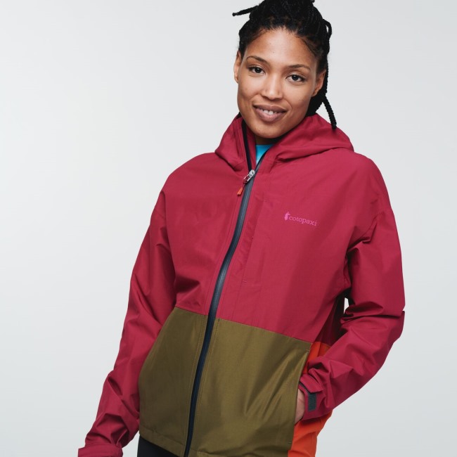Himbeere Neue Cotopaxi Cielo Regenjacke Frauen