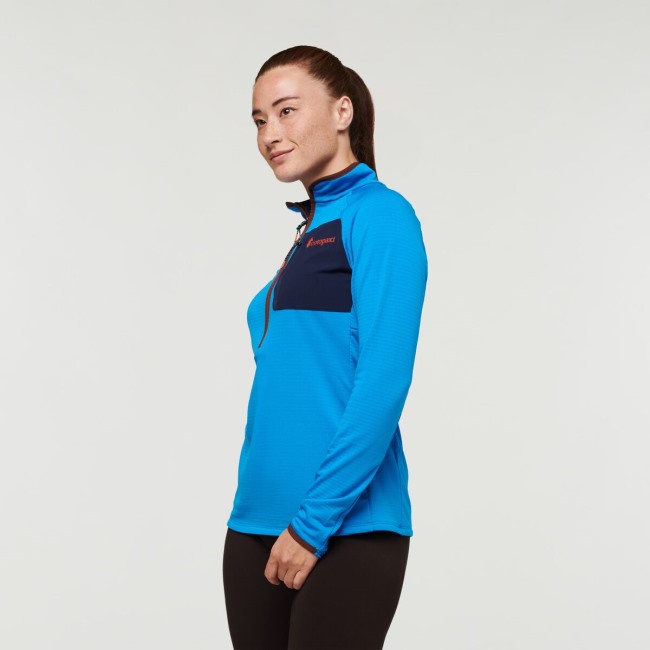 Otero Fleece-pullover Mit Halbem Reißverschluss Damen Saltwater-chestnut Kollektion Cotopaxi