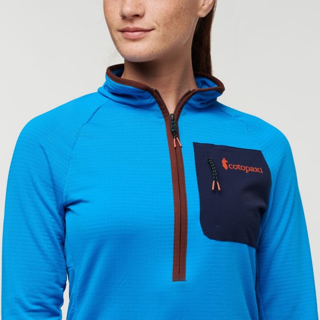 Otero Fleece-pullover Mit Halbem Reißverschluss Damen Saltwater-chestnut Kollektion Cotopaxi