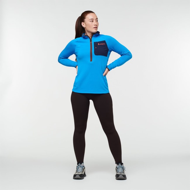 Otero Fleece-pullover Mit Halbem Reißverschluss Damen Saltwater-chestnut Kollektion Cotopaxi