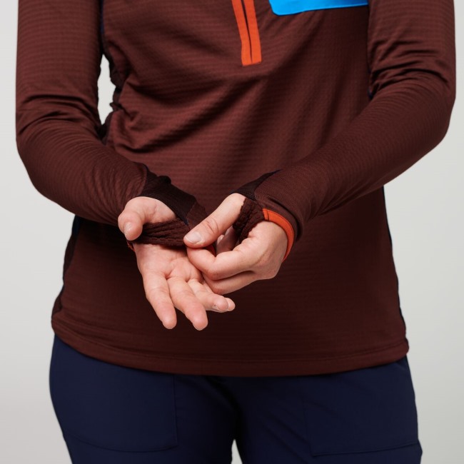 Otero Fleece-pullover Mit Halbem Reißverschluss Damenkollektionen Cotopaxi Kastanie-maritime