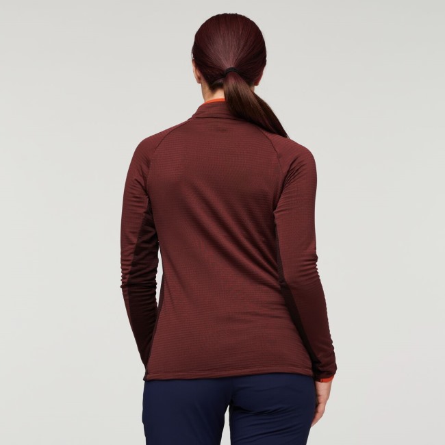 Otero Fleece-pullover Mit Halbem Reißverschluss Damenkollektionen Cotopaxi Kastanie-maritime