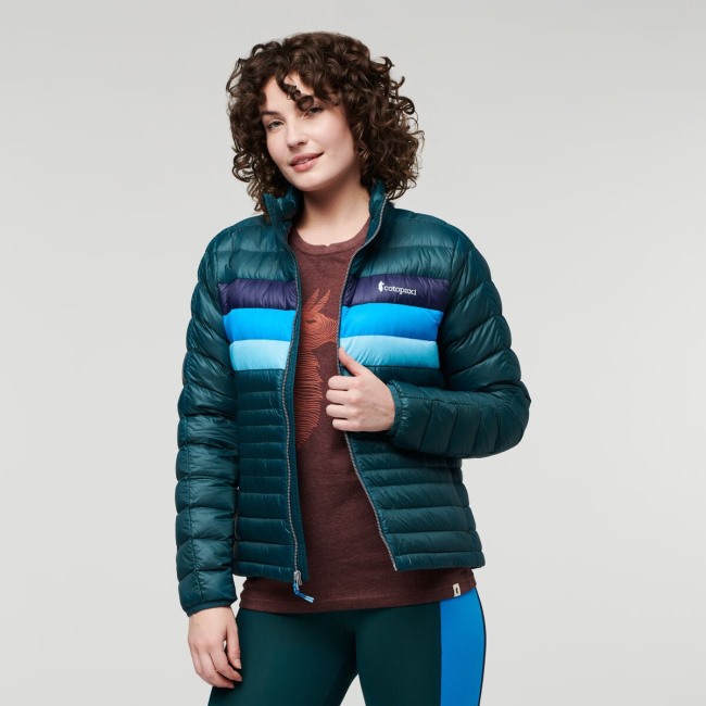 Deep Ocean Stripes Cotopaxi New Fuego Daunenjacke Damen