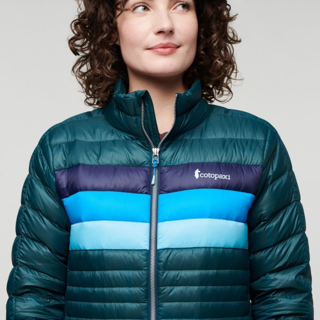 Deep Ocean Stripes Cotopaxi New Fuego Daunenjacke Damen