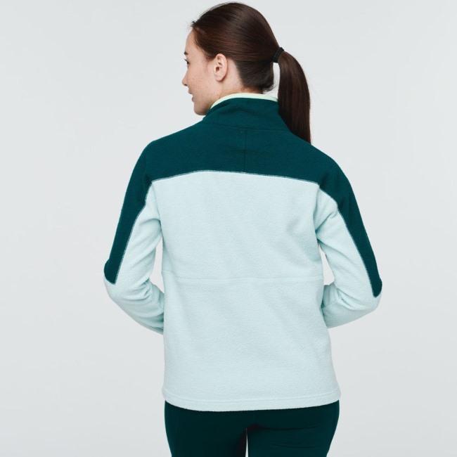 Deep Ocean-ice Collection Cotopaxi Abrazo Fleecejacke Mit Halbem Reißverschluss Für Damen