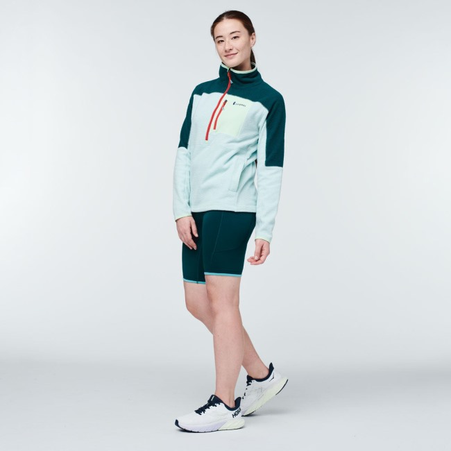 Deep Ocean-ice Collection Cotopaxi Abrazo Fleecejacke Mit Halbem Reißverschluss Für Damen