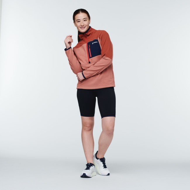 Spice-earthen Collections Abrazo Half-zip-fleece Damen Cotopaxi