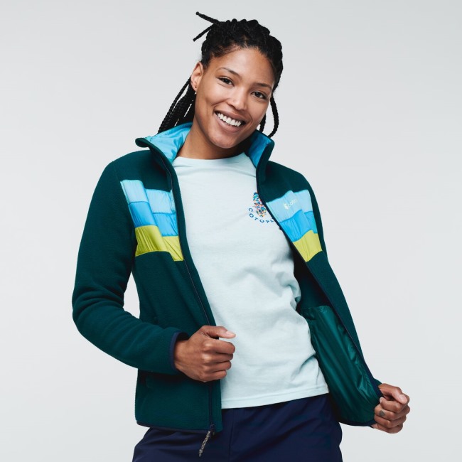 Kelp Forest Teca Fleecejacke Mit Durchgehendem Reißverschluss Damen Cotopaxi Origin