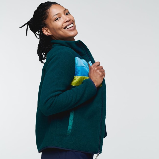 Kelp Forest Teca Fleecejacke Mit Durchgehendem Reißverschluss Damen Cotopaxi Origin