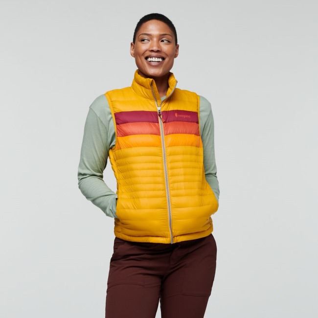 New Amber Stripes Fuego Daunenweste Damen Cotopaxi