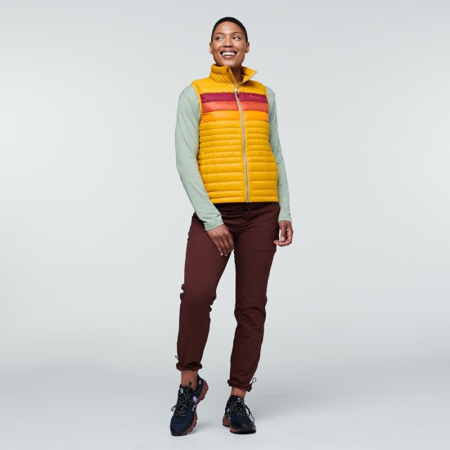 New Amber Stripes Fuego Daunenweste Damen Cotopaxi